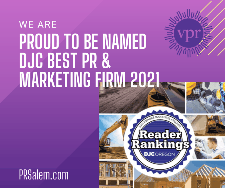 VPR Named Best PR & Marketing Firm by Daily Journal of Commerce